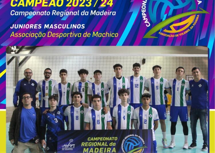 AD Machico conquista Campeonato Regional de Juniores Masculinos em Voleibol